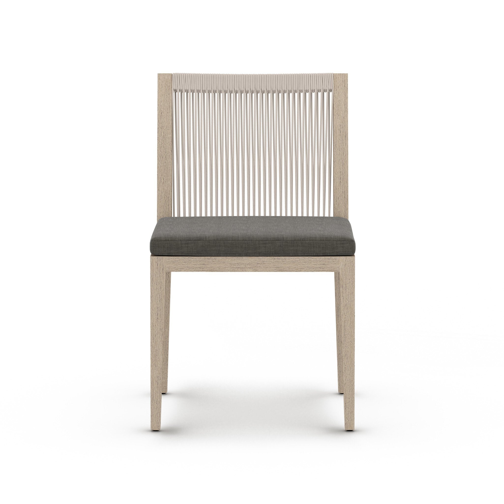 Sherwood Outdoor Dining Chair, Washed Brown - Venao Charcoal