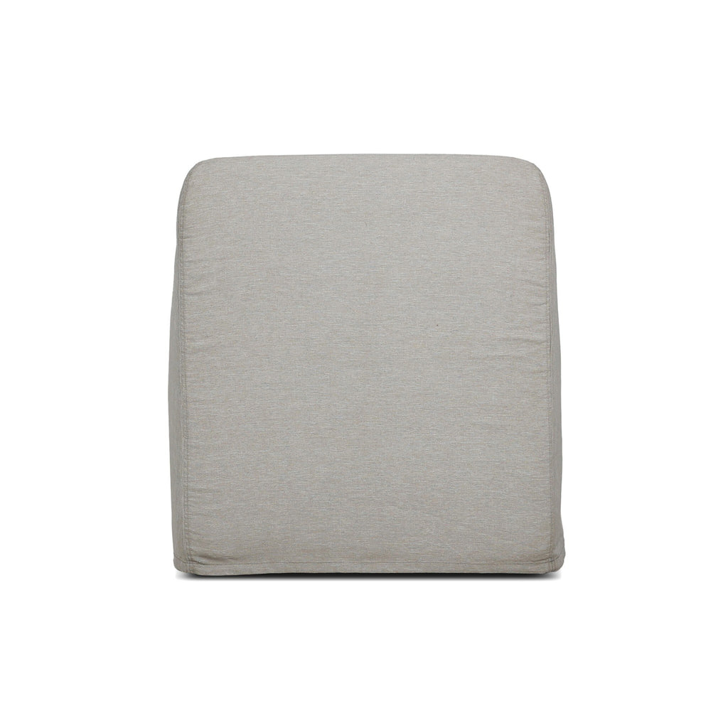 Dade Outdoor Slipcover Swivel Chair - Venao Grey