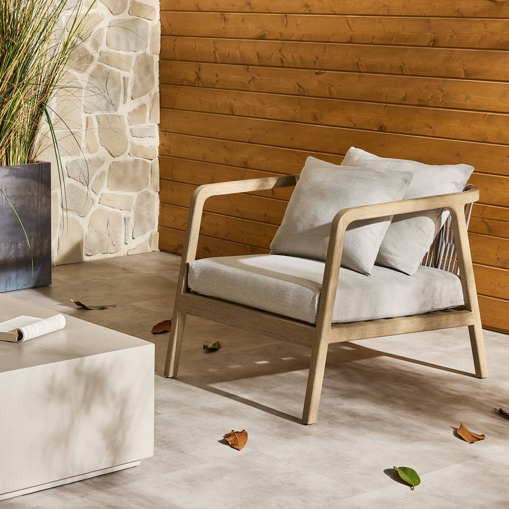 Numa Outdoor Chair - Washed Brown - Venao Grey