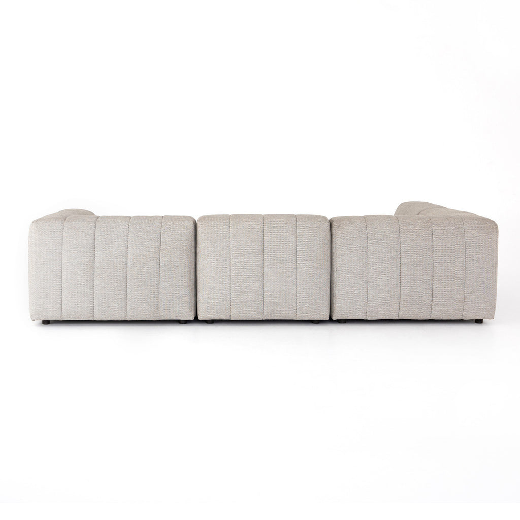Gwen Outdoor 4-Piece Sectional - Faye Ash