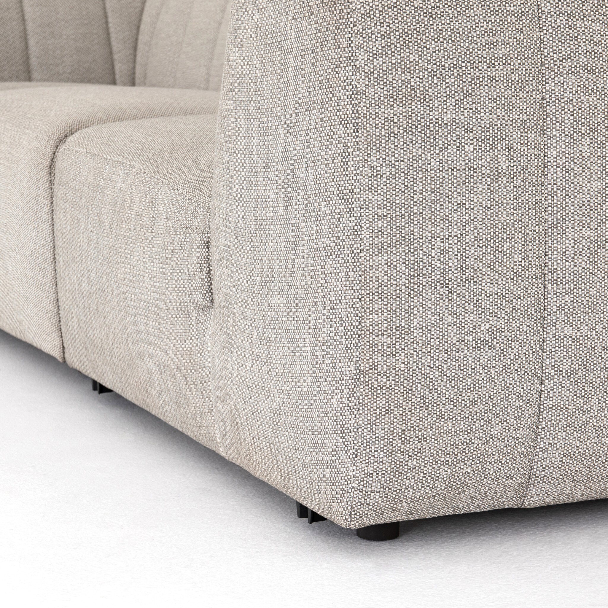 Gwen Outdoor 4-Piece Sectional - Faye Ash