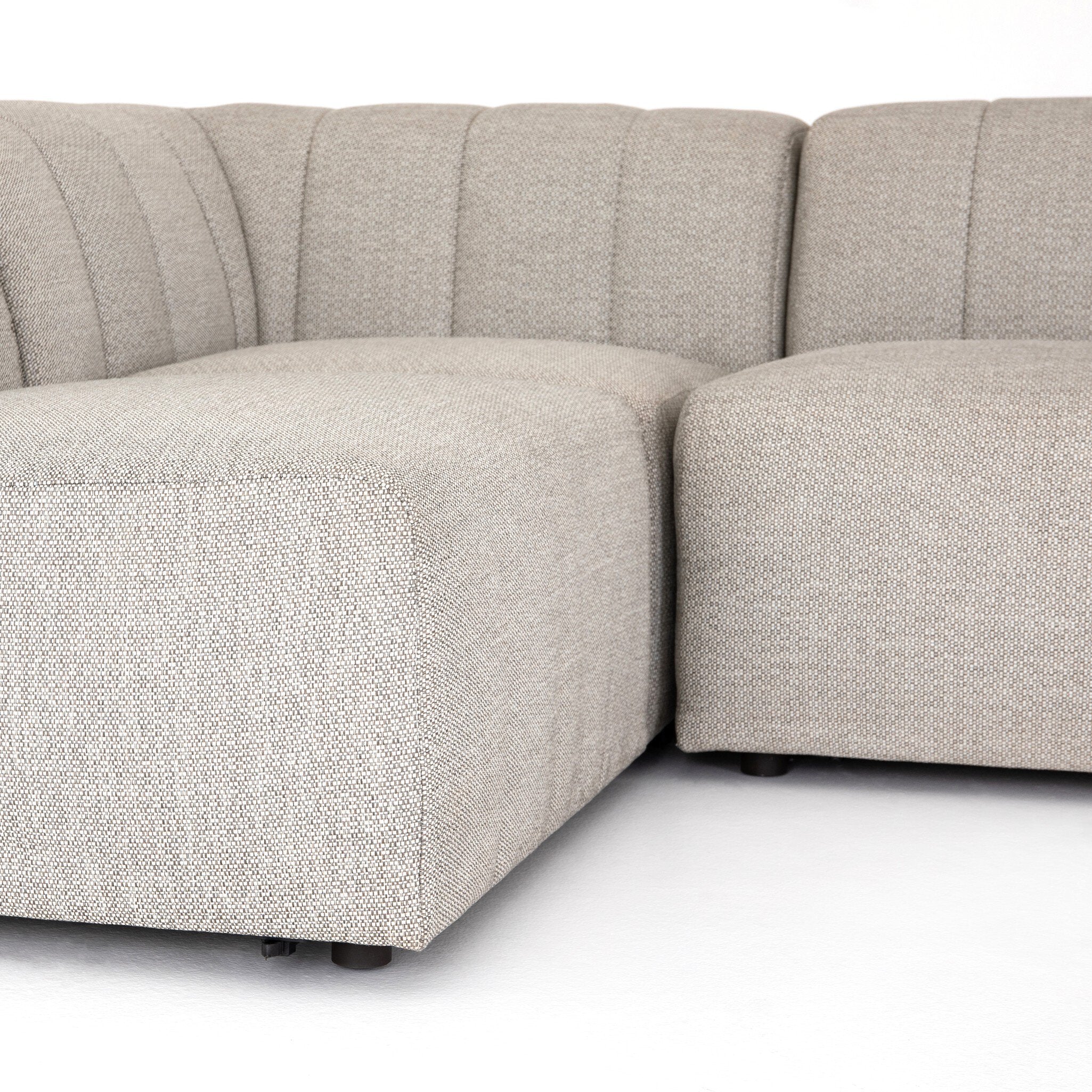 Gwen Outdoor 4-Piece Sectional - Faye Ash