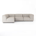 Gwen Outdoor 4-Piece Sectional - Faye Ash