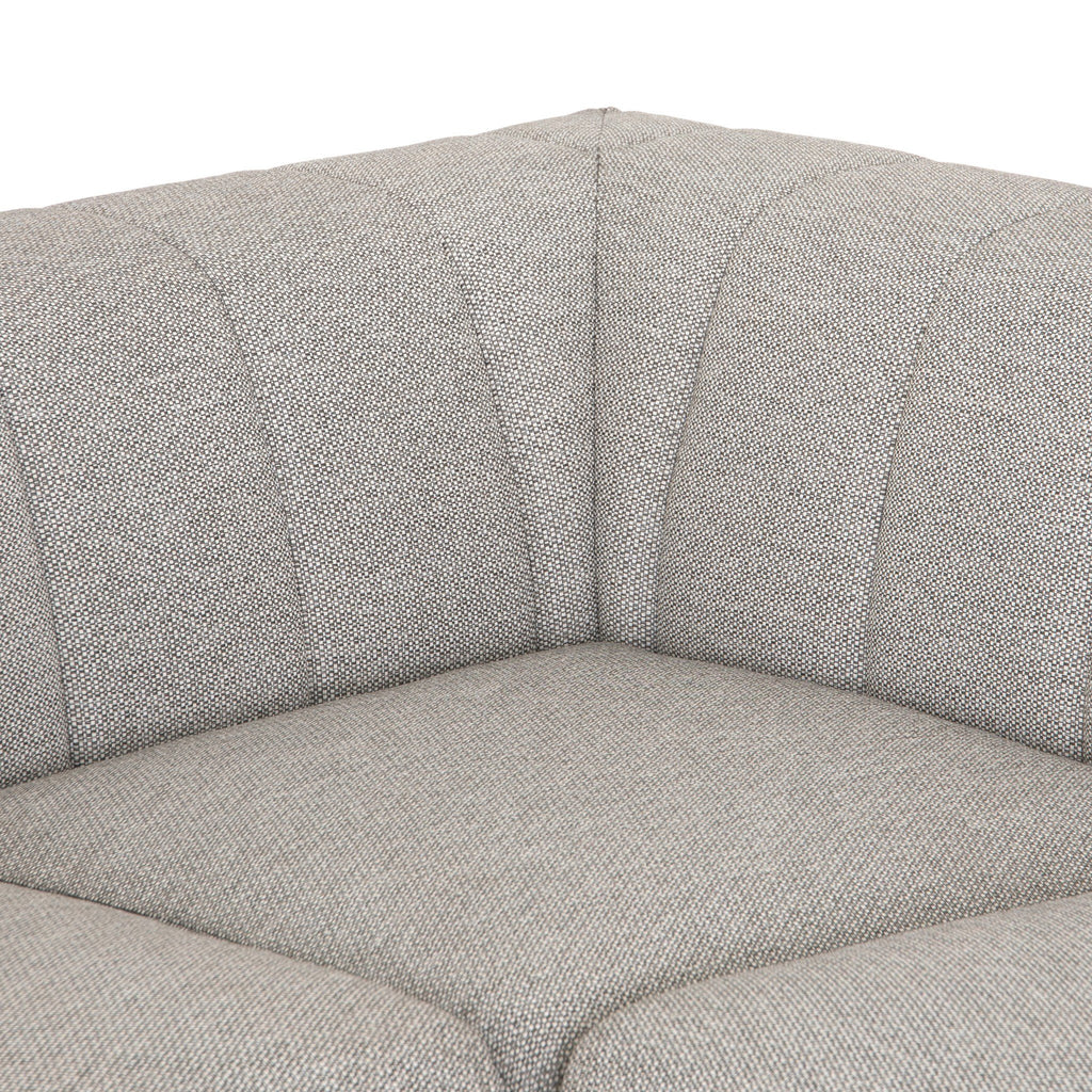 Gwen Outdoor 5-Piece Sectional - Faye Ash