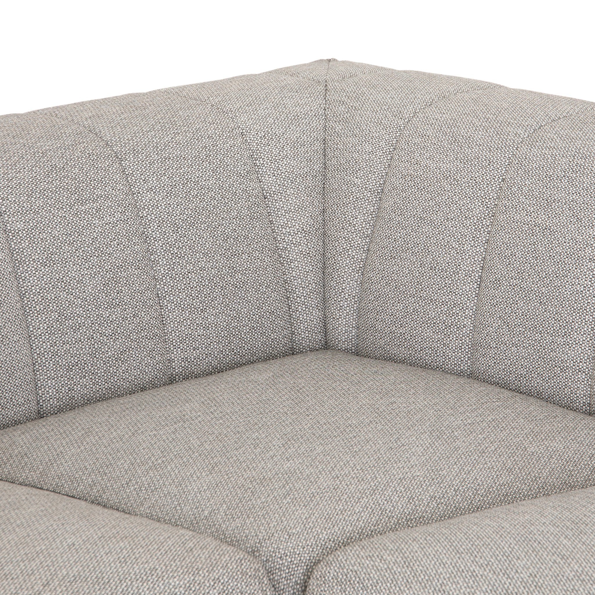 Gwen Outdoor 5-Piece Sectional - Faye Ash
