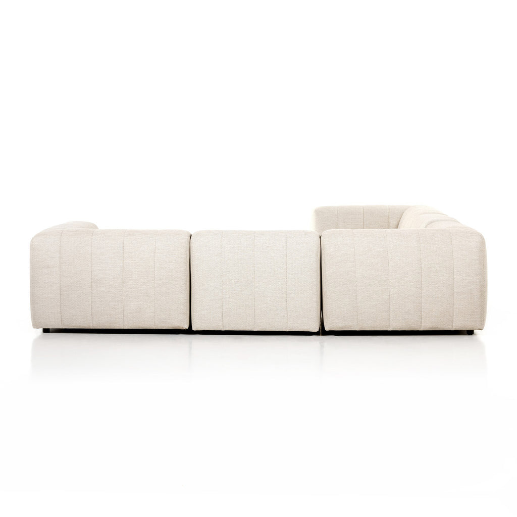Gwen Outdoor 5-Piece Sectional - Faye Sand