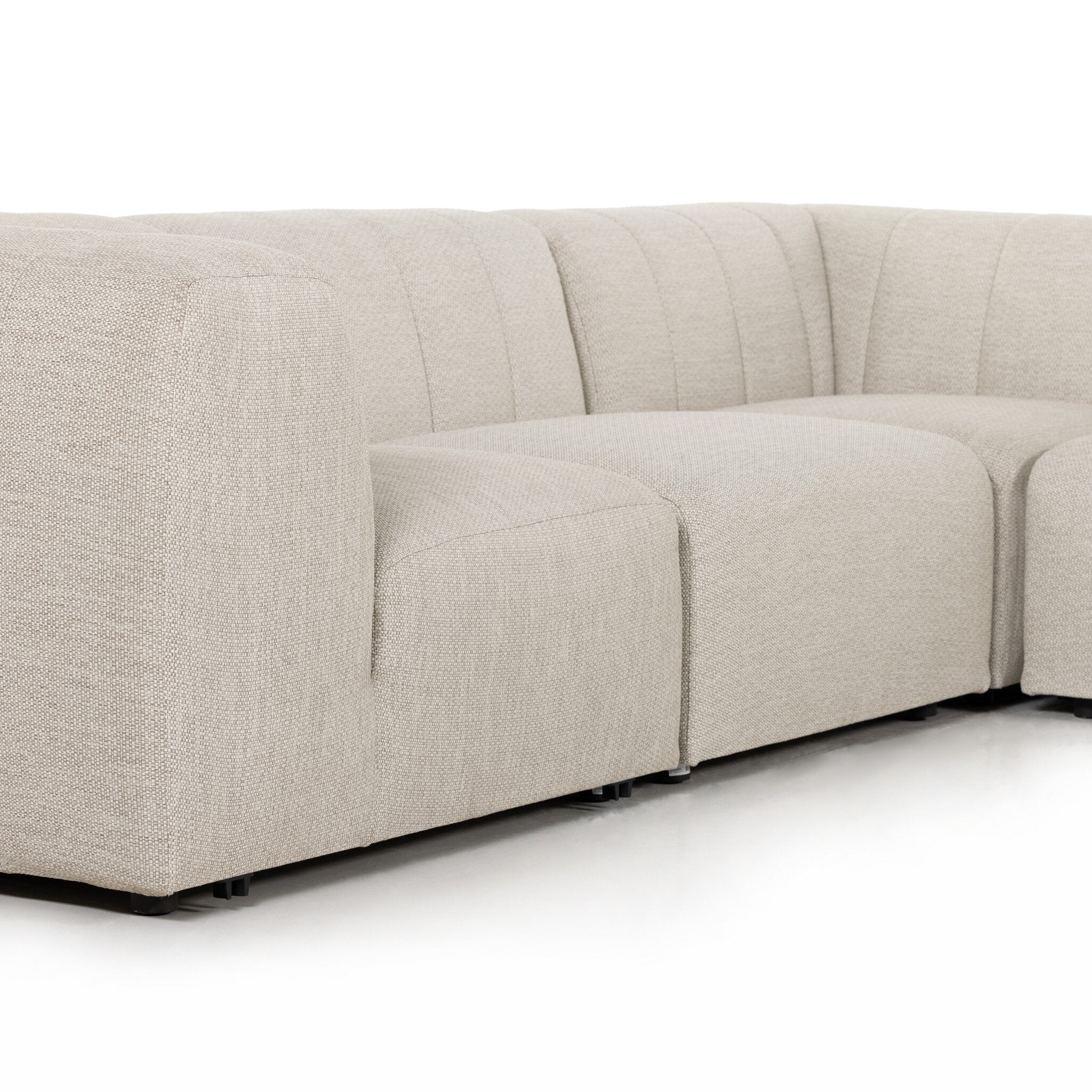 Gwen Outdoor 5-Piece Sectional - Faye Sand
