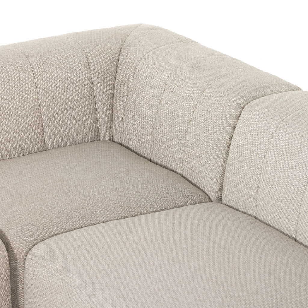 Gwen Outdoor 5-Piece Sectional - Faye Sand