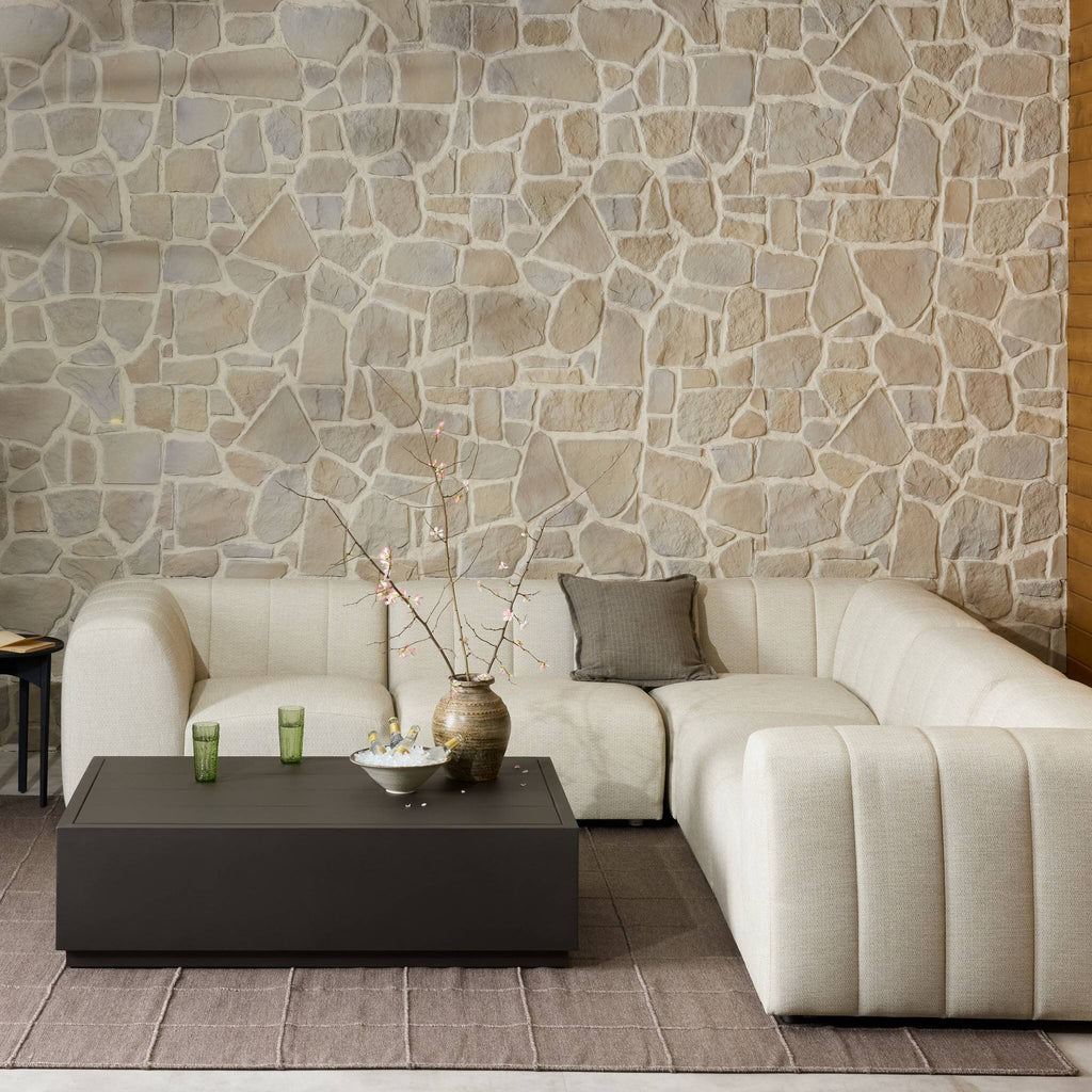 Gwen Outdoor 5-Piece Sectional - Faye Sand