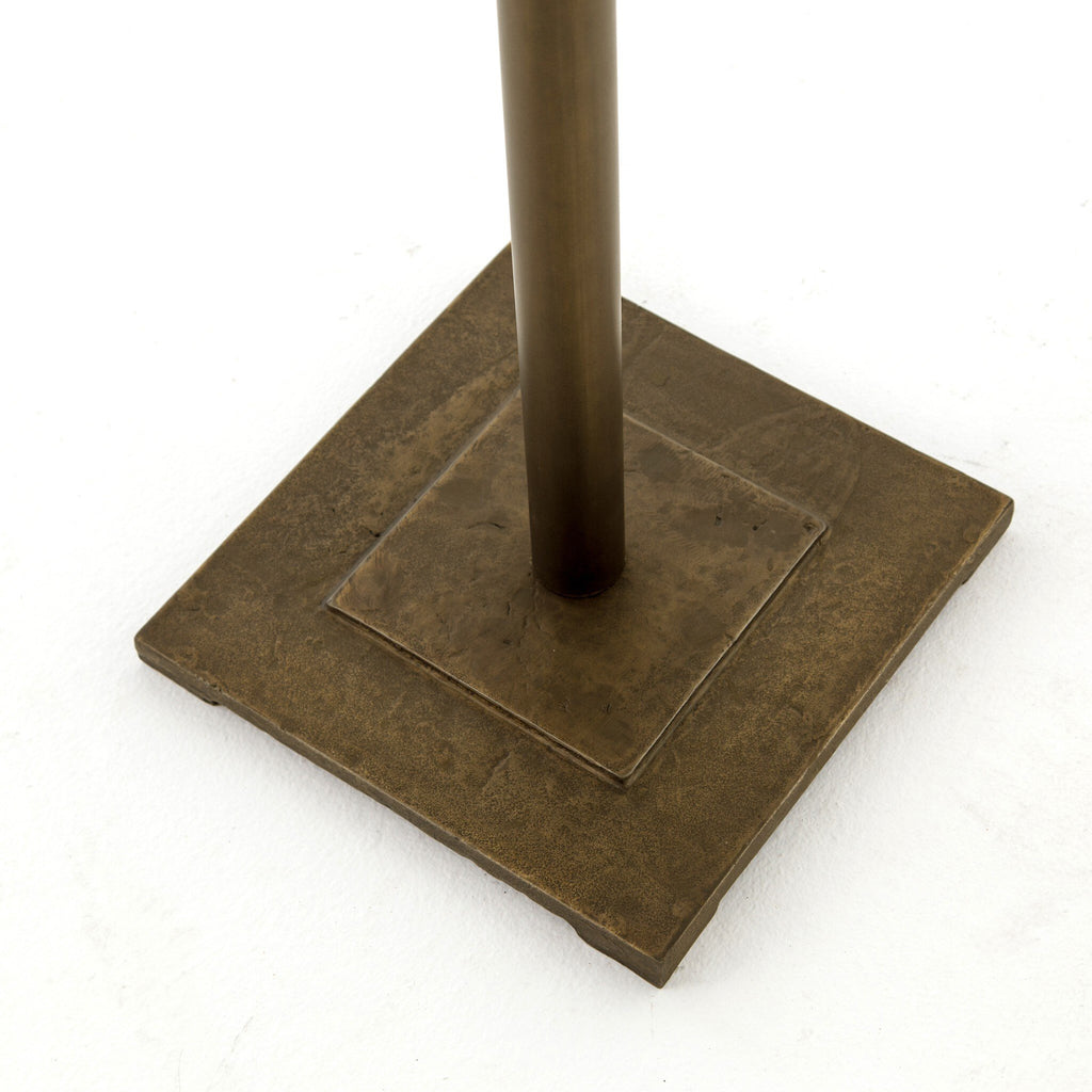 Fannin Bar + Counter Table - Acid Etched Aged Brass