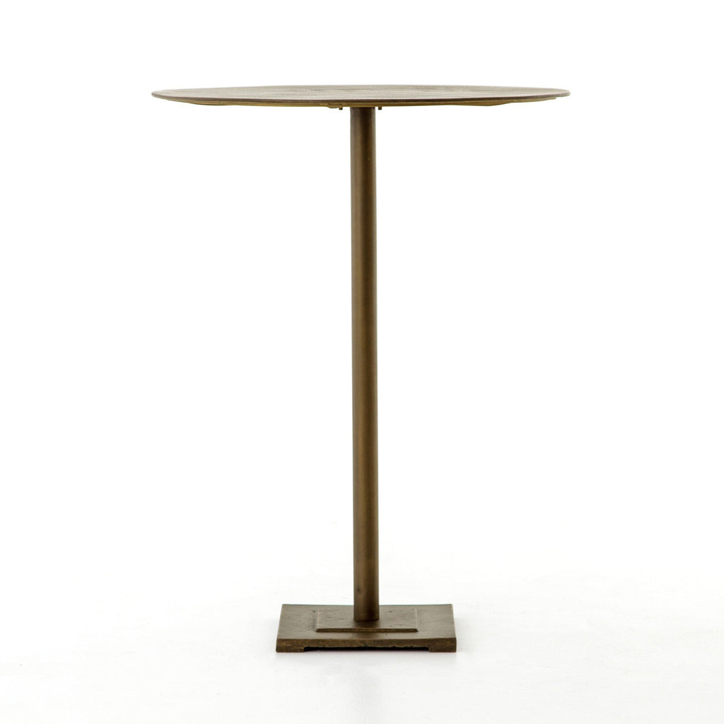 Fannin Bar + Counter Table - Acid Etched Aged Brass