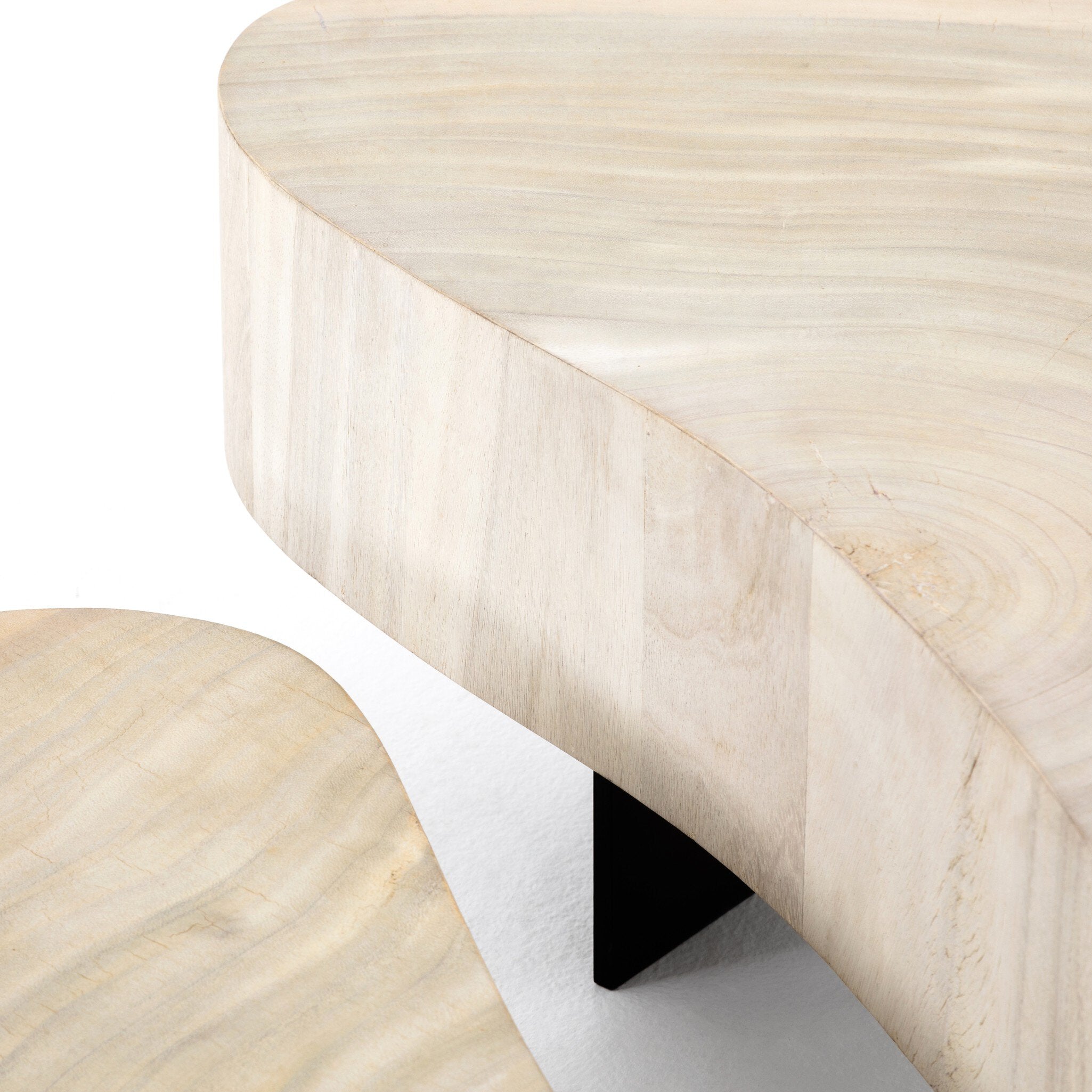 Avett Coffee Table Set - Bleached Guanacaste Oyster
