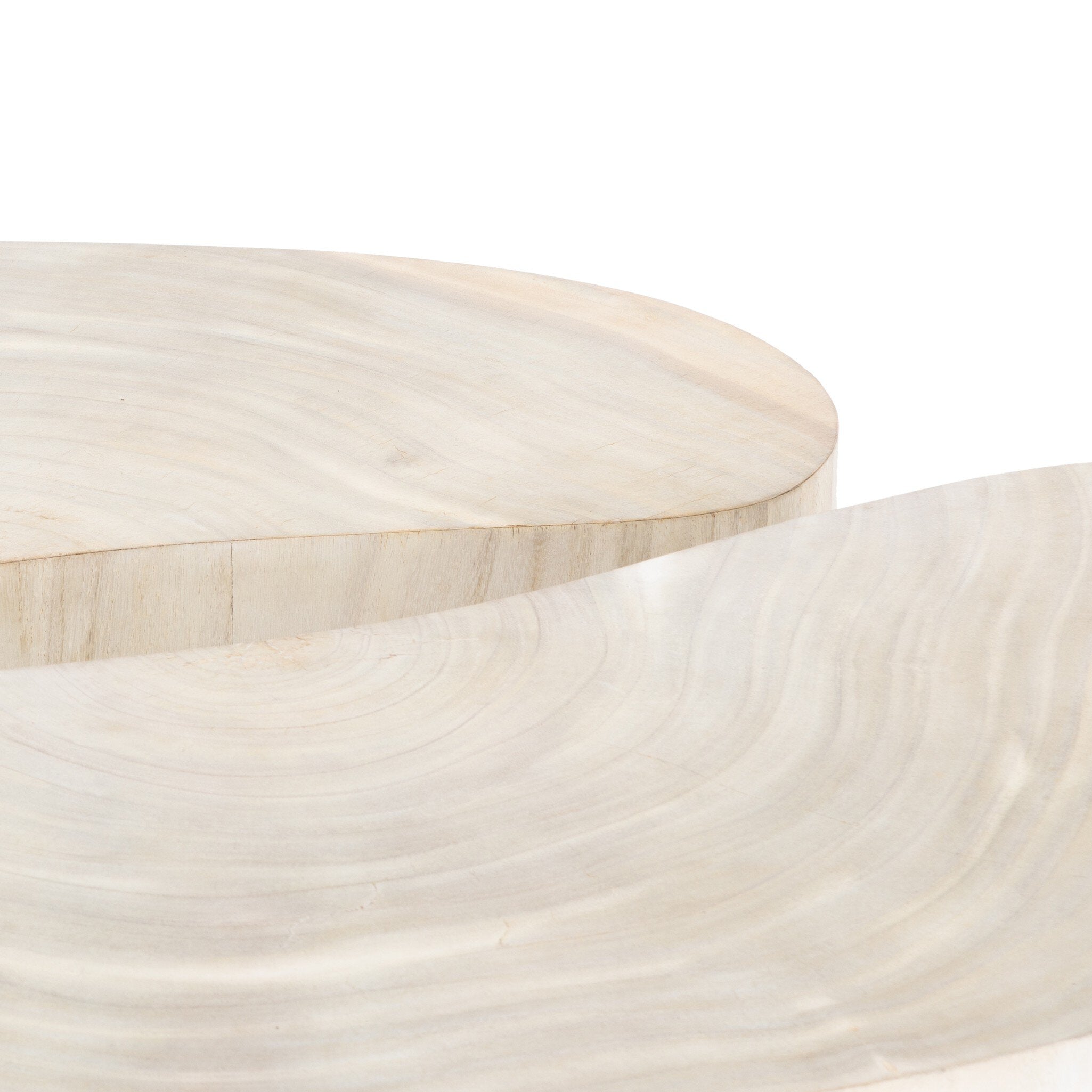 Avett Coffee Table Set - Bleached Guanacaste Oyster