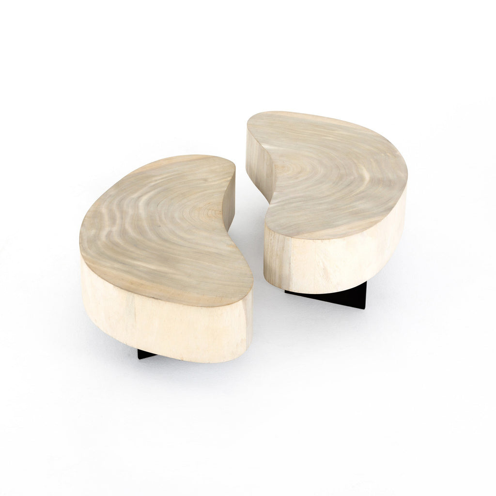 Avett Coffee Table Set - Bleached Guanacaste Oyster