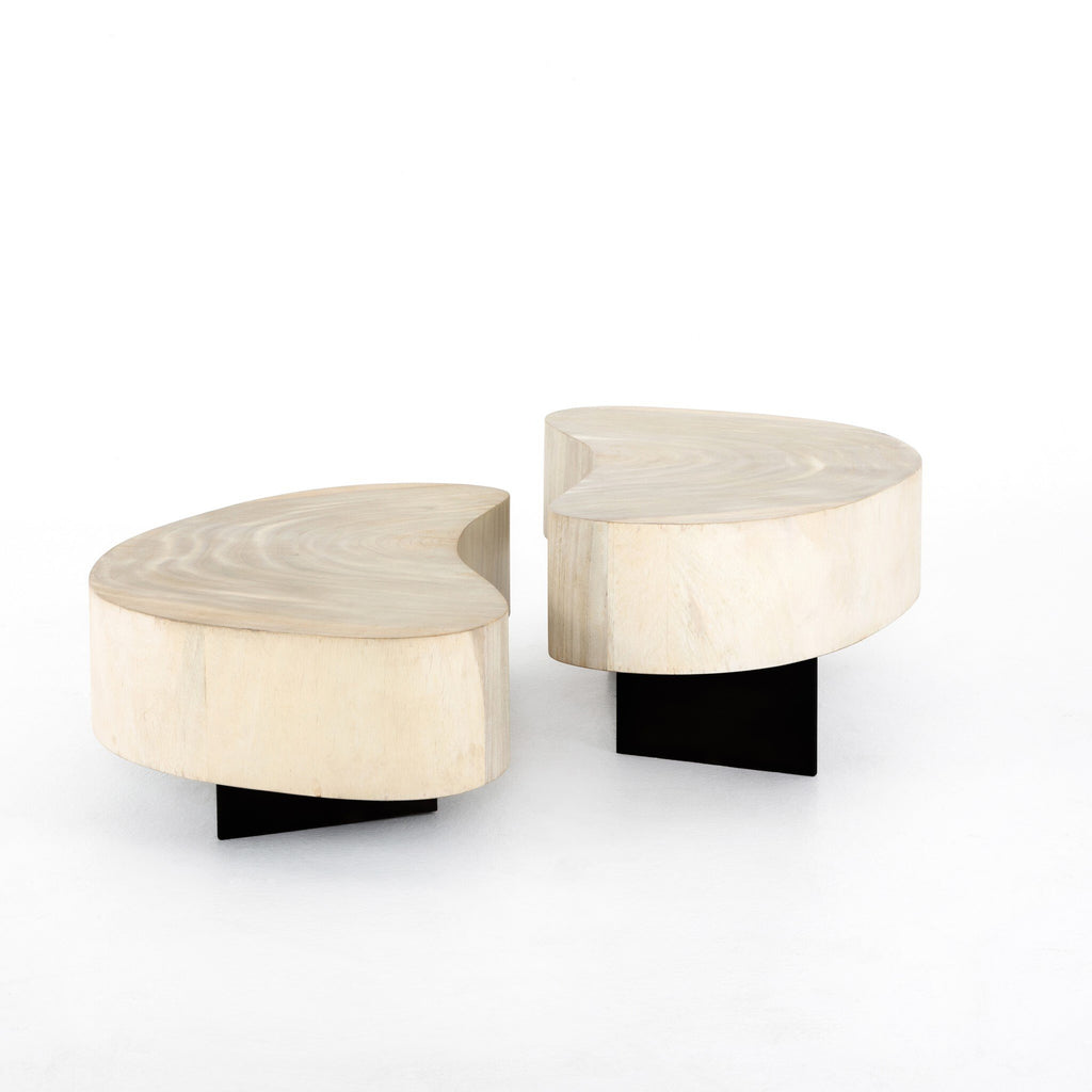 Avett Coffee Table Set - Bleached Guanacaste Oyster