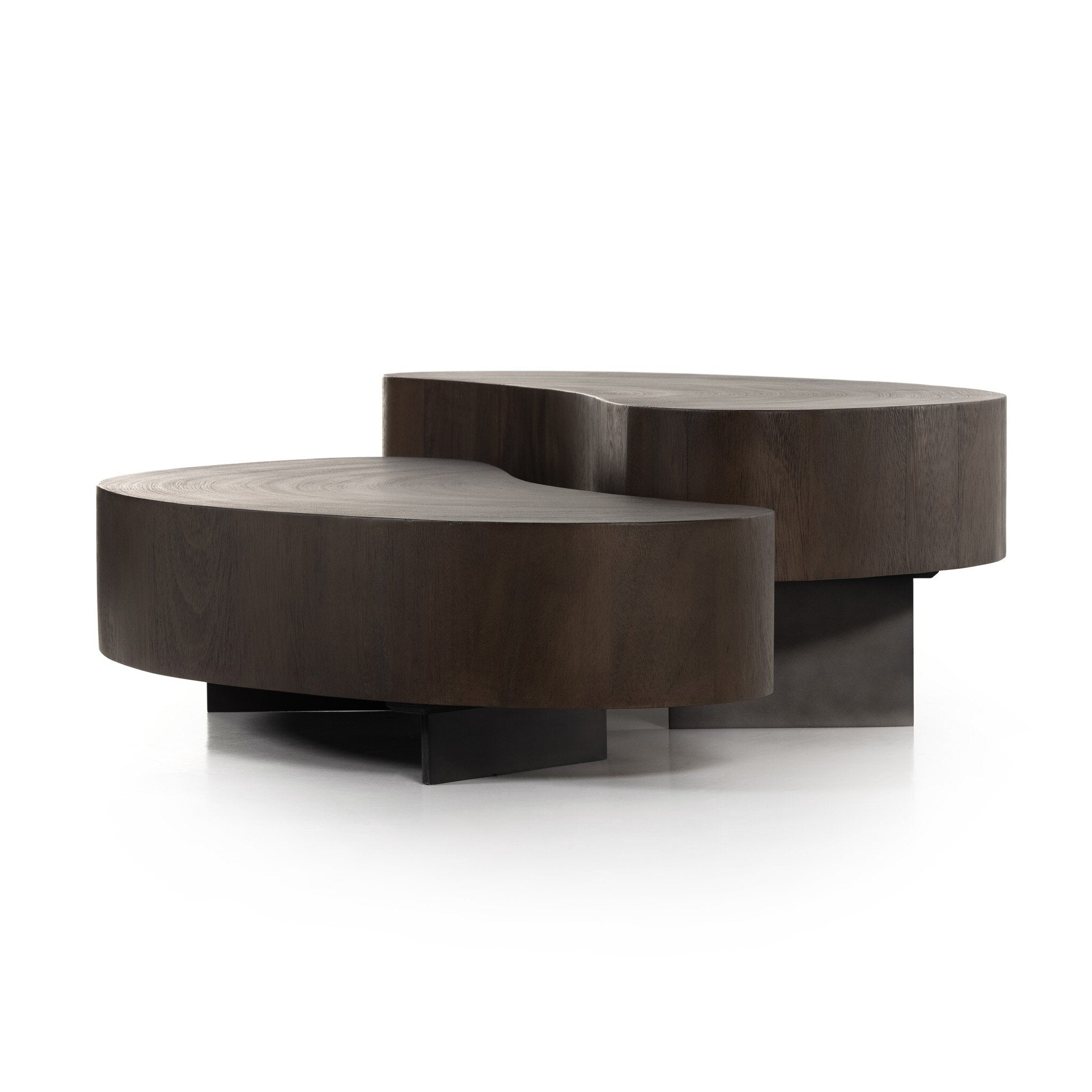 Avett Coffee Table Set - Smoked Guanacaste Oyster