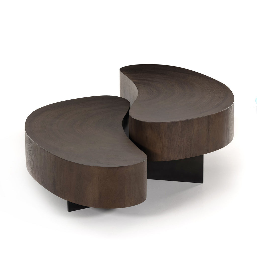 Avett Coffee Table Set - Smoked Guanacaste Oyster