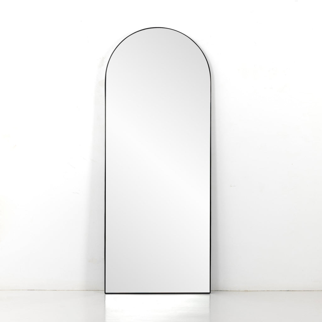 Georgina Floor Mirror - Iron Matte Black