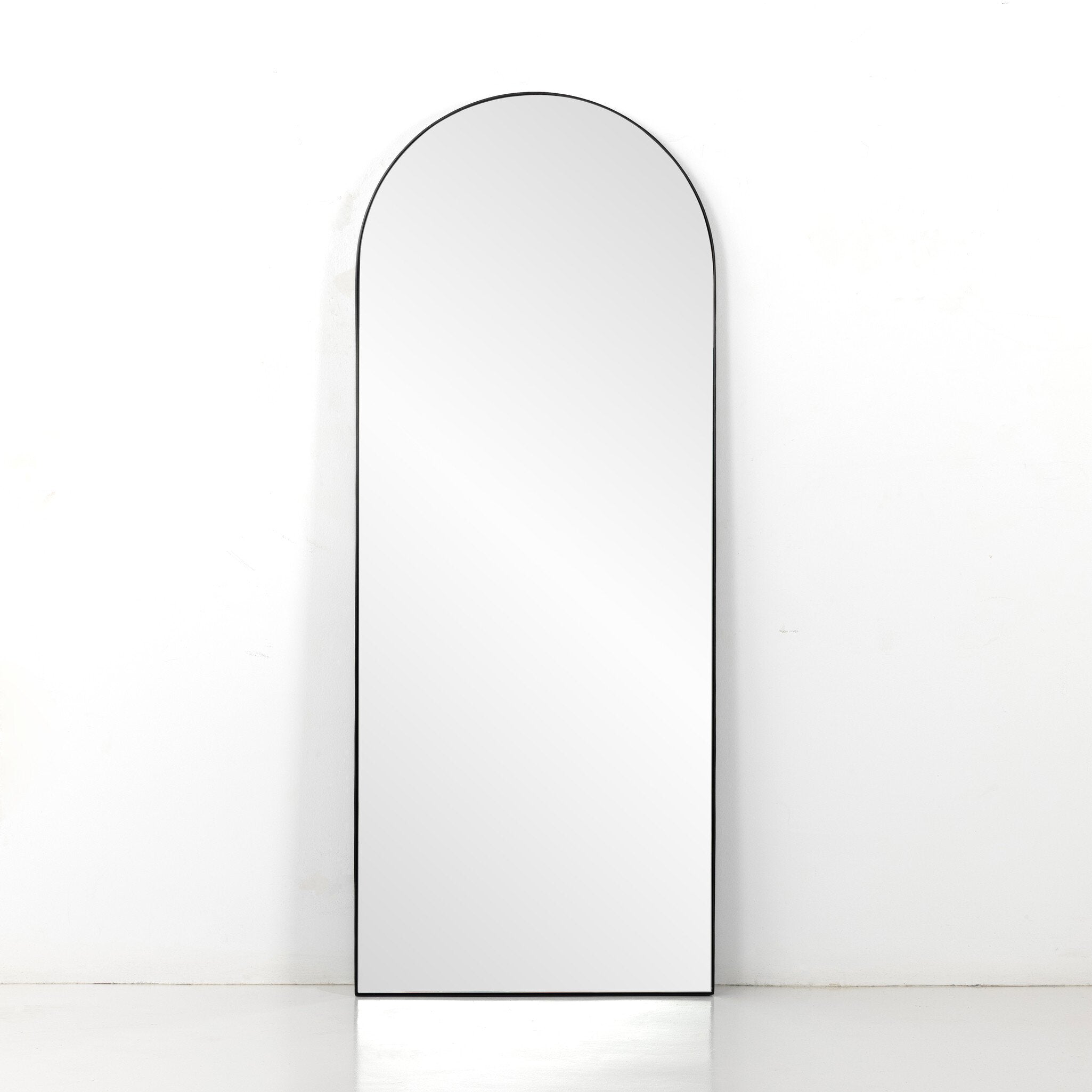 Georgina Floor Mirror - Iron Matte Black
