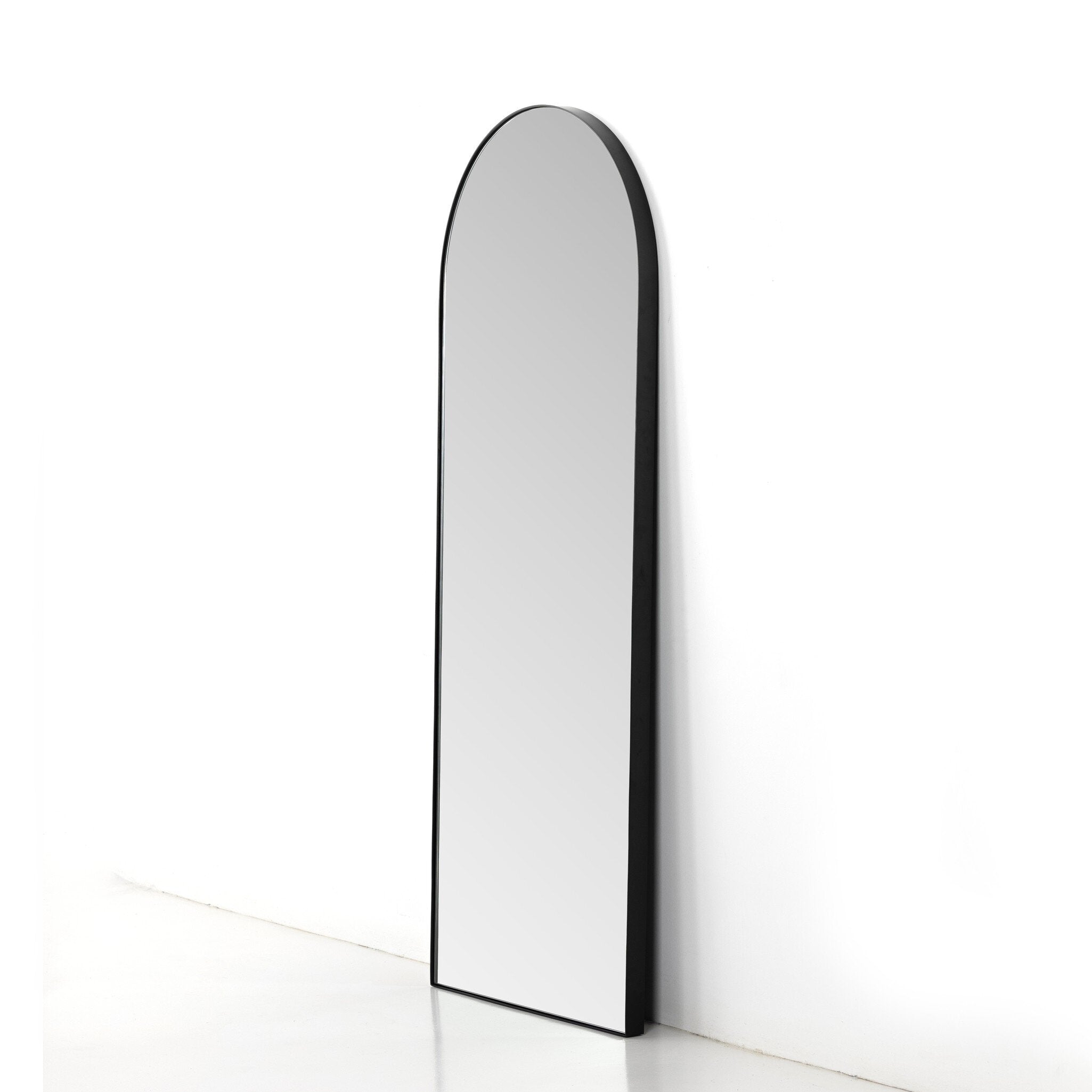 Georgina Floor Mirror - Iron Matte Black