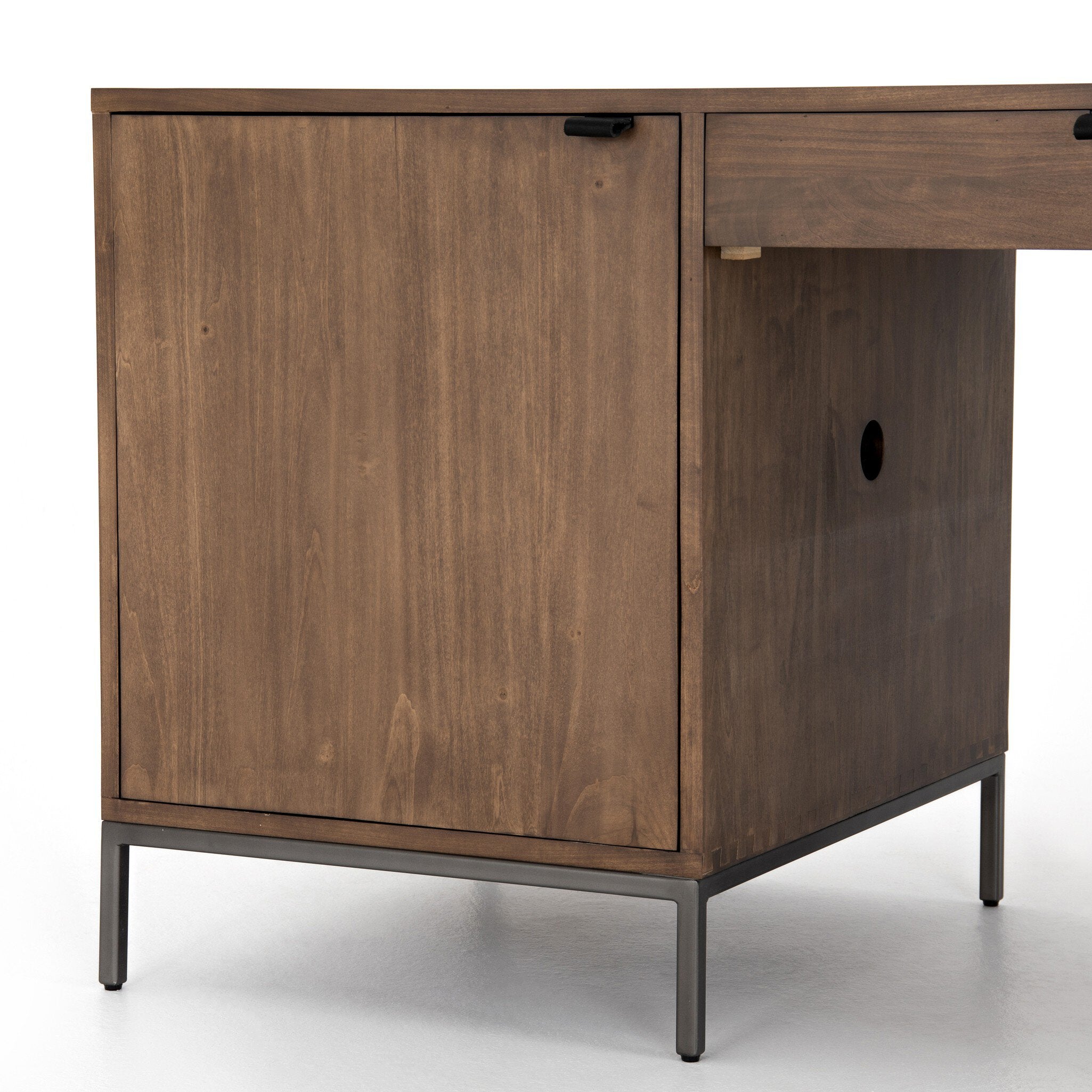 Trey Executive Desk - Auburn Poplar