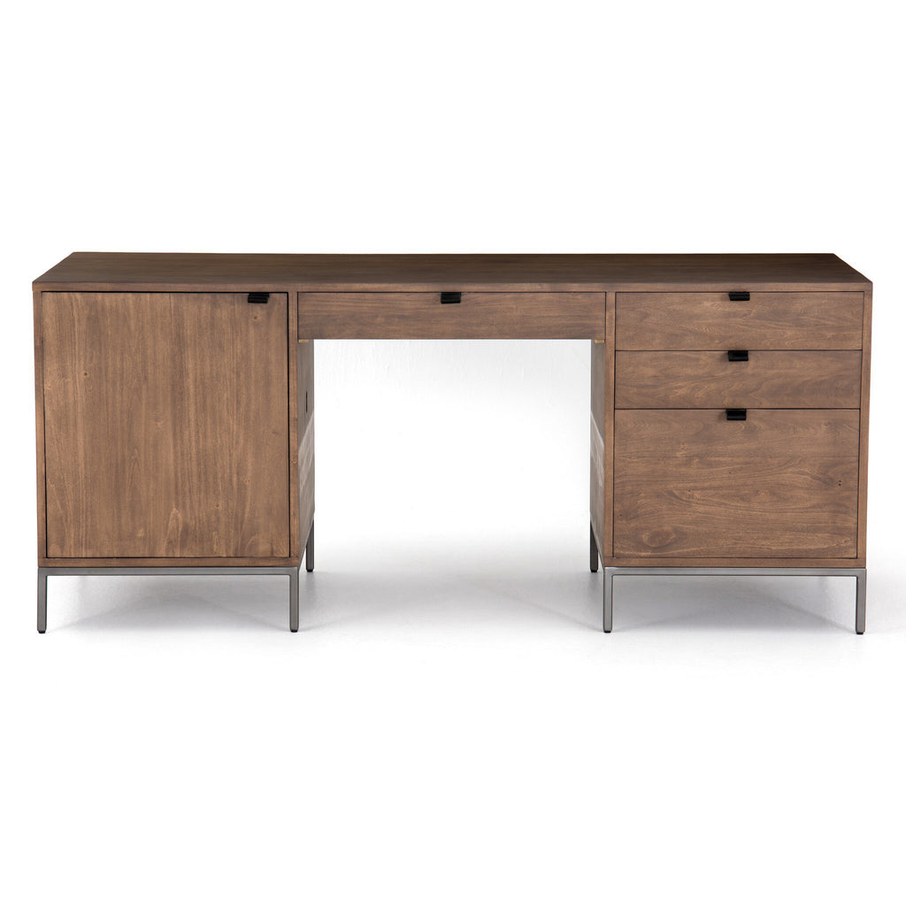 Trey Executive Desk - Auburn Poplar