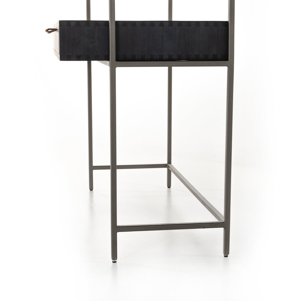Trey Modular Wall Desk - Black Wash Poplar