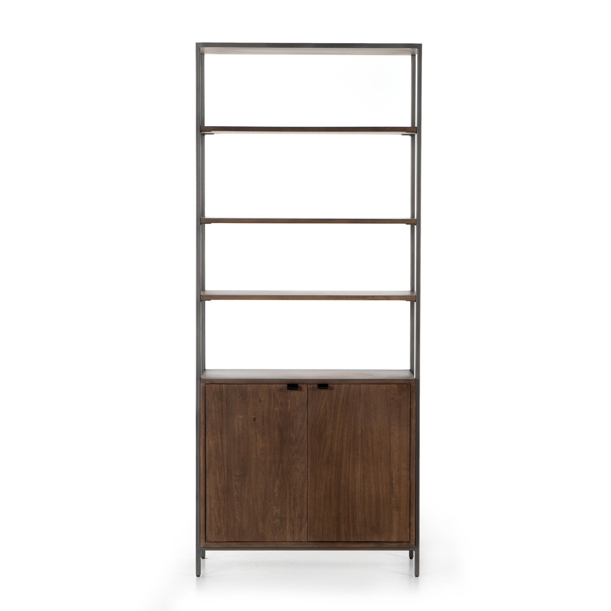 Trey Modular Wide Bookcase - Auburn Poplar