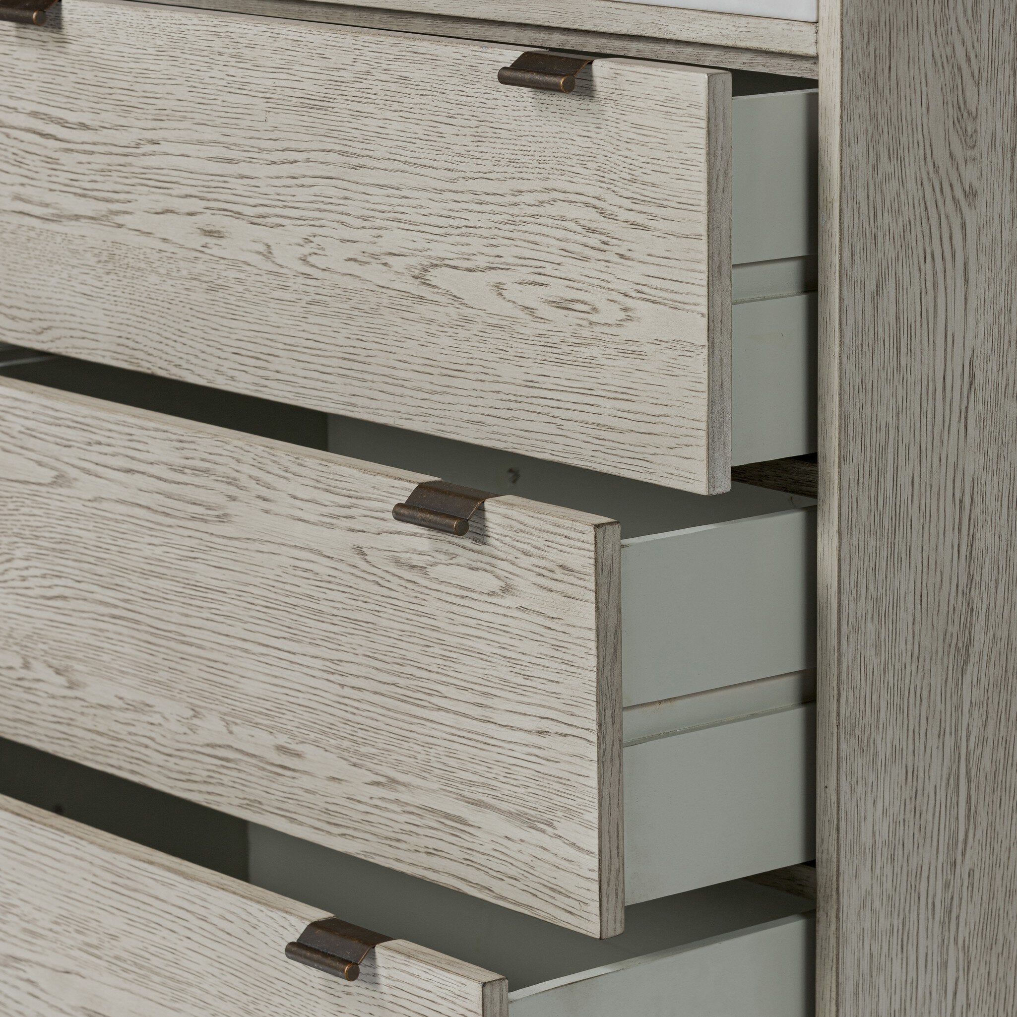 Viggo 6 Drawer Dresser - Vintage White Oak