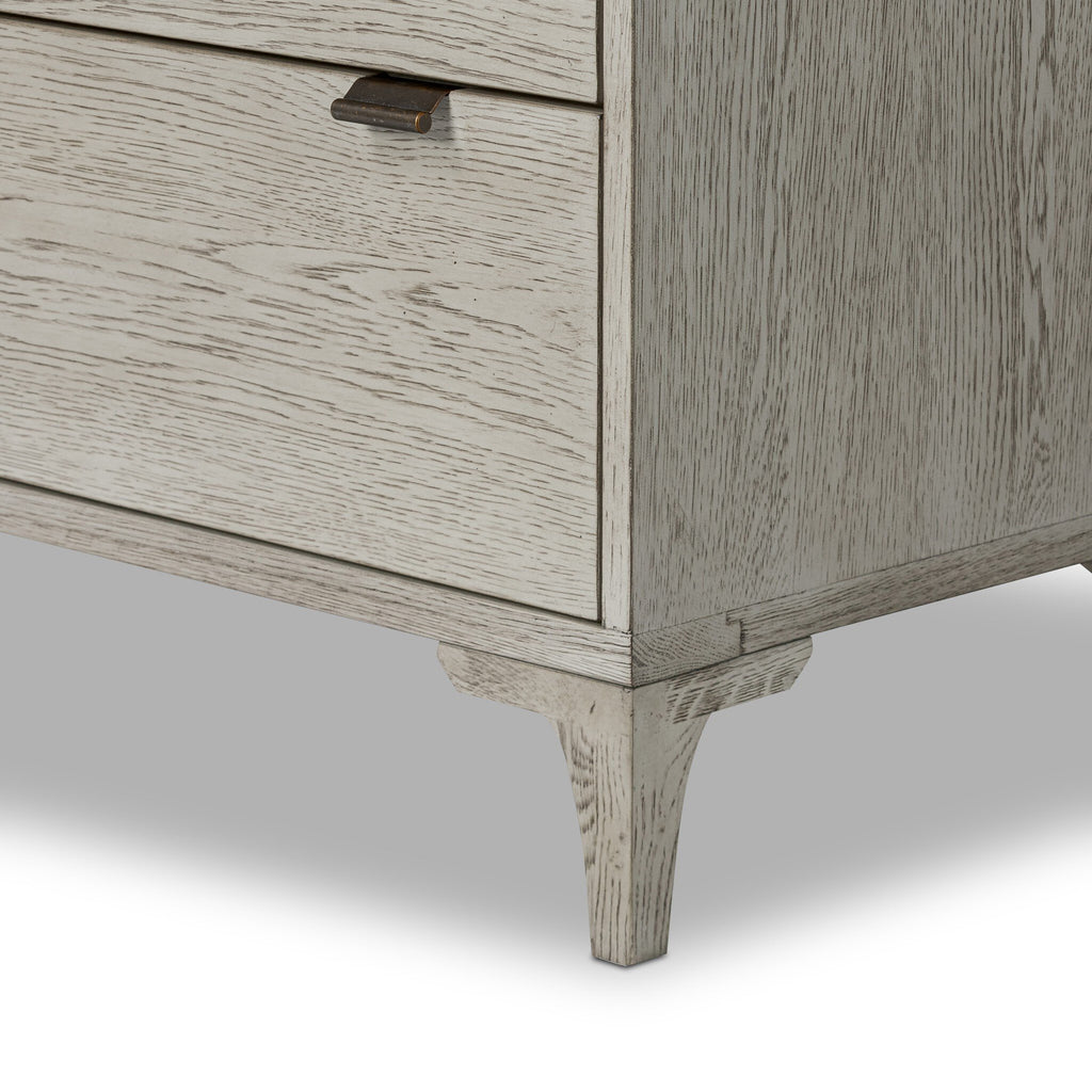 Viggo 6 Drawer Dresser - Vintage White Oak