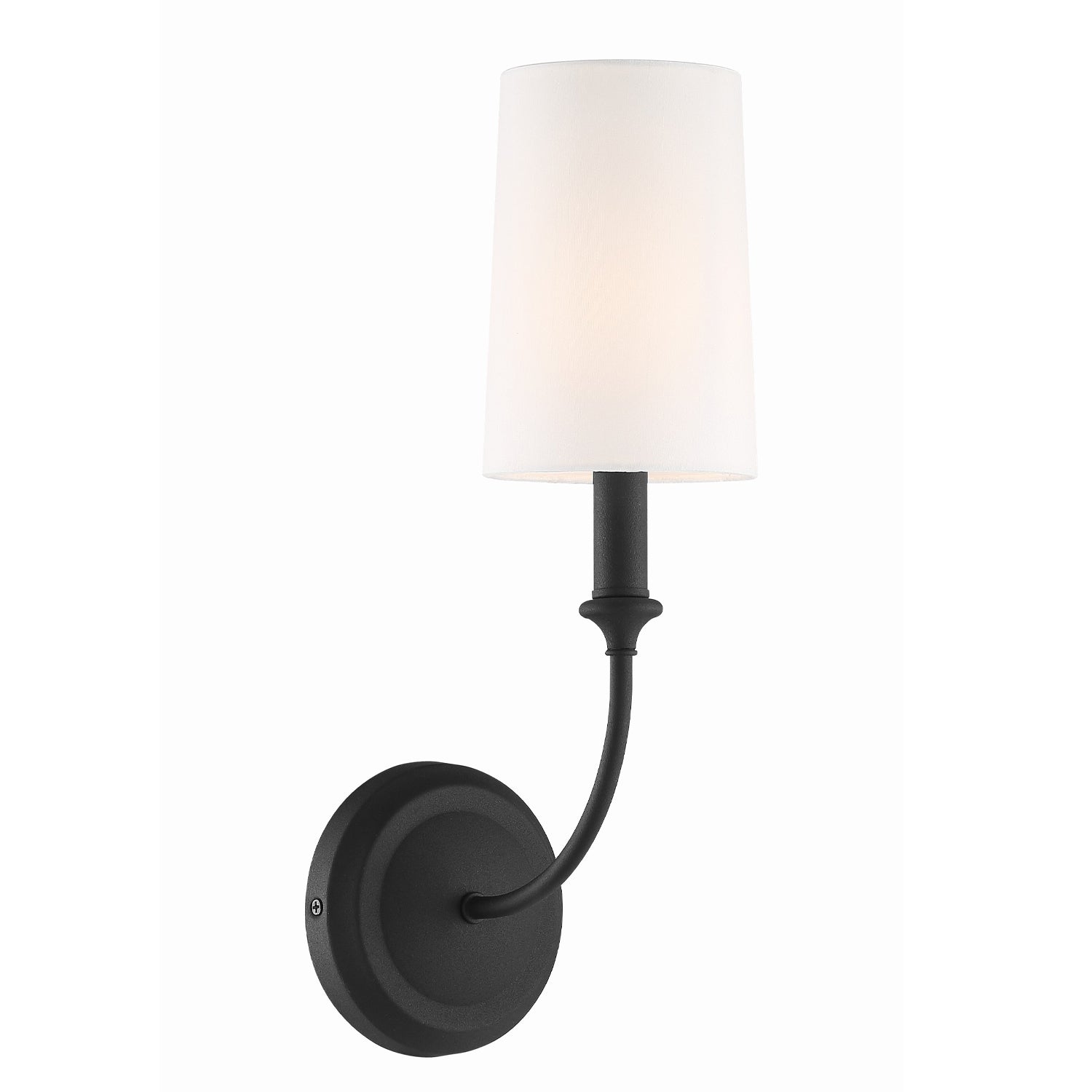 Libby Langdon Sylvan 4.75'' Black Forged Sconce
