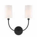 Libby Langdon Sylvan 15.5'' Black Forged Sconce