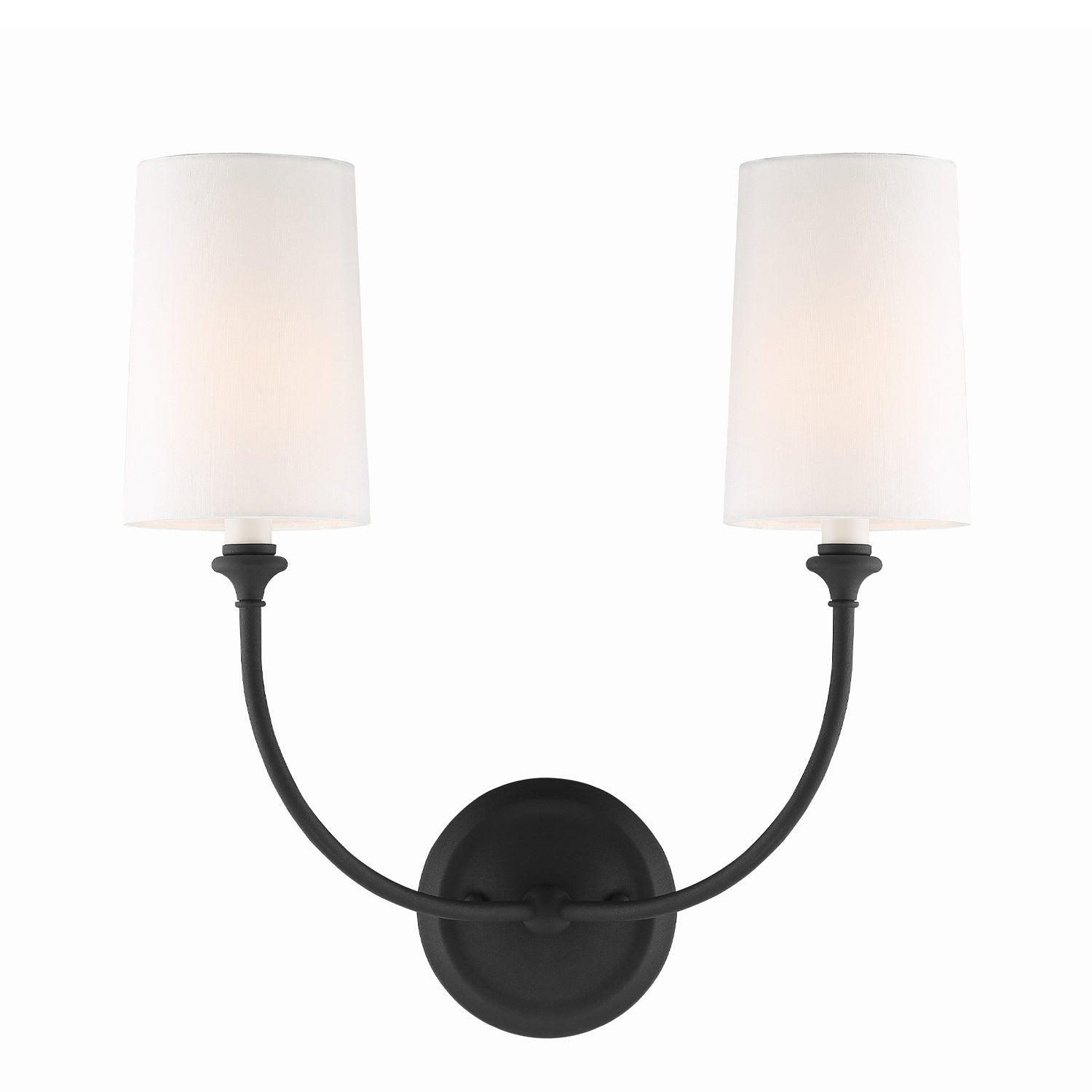 Libby Langdon Sylvan 15.5'' Black Forged Sconce