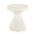 Koda Outdoor End Table - Textured White