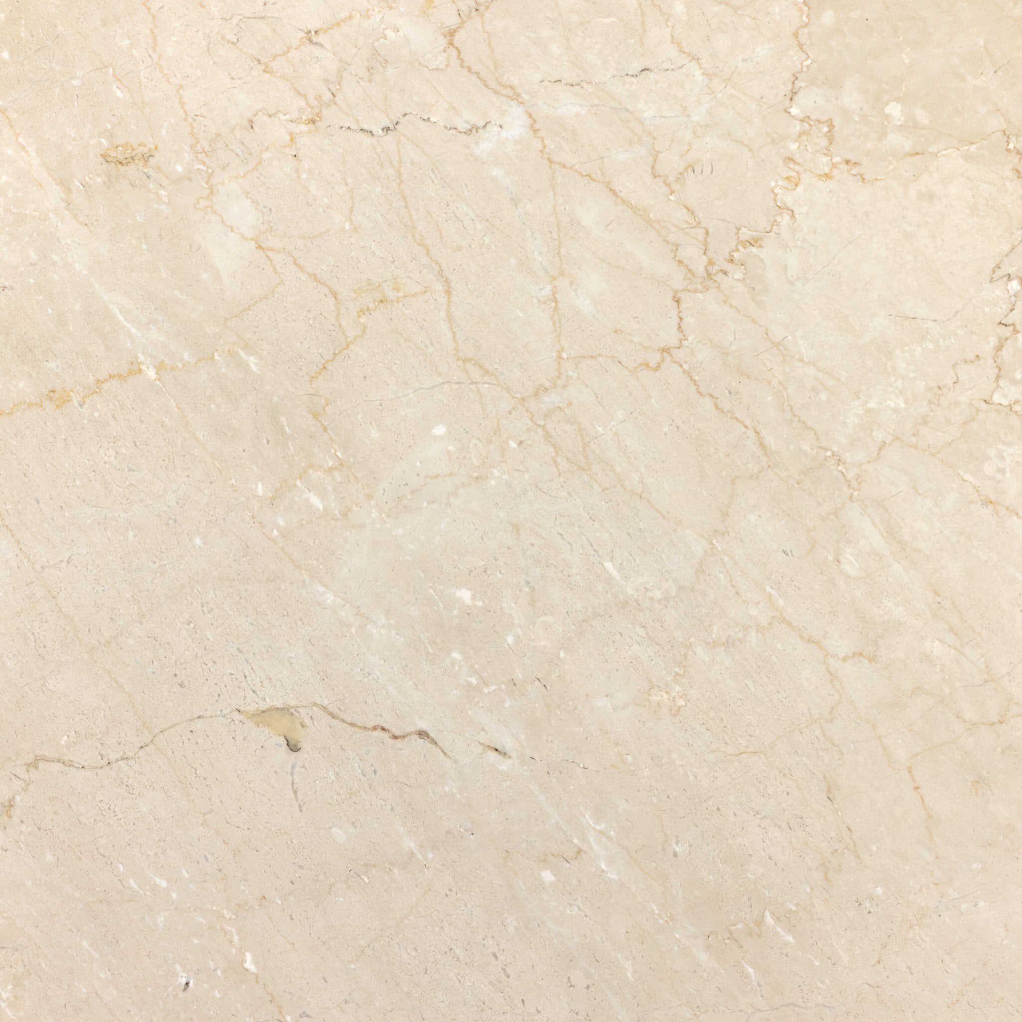 Belle Round Dining Table - Cream Marble
