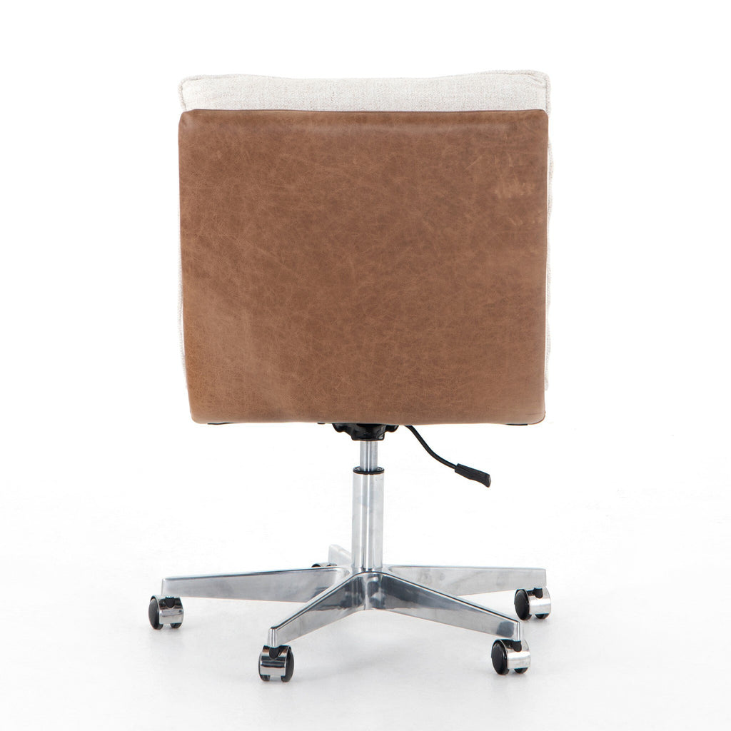 Quinn Desk Chair - Chaps Saddle