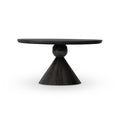 Bibianna Dining Table - Worn Black Parawood