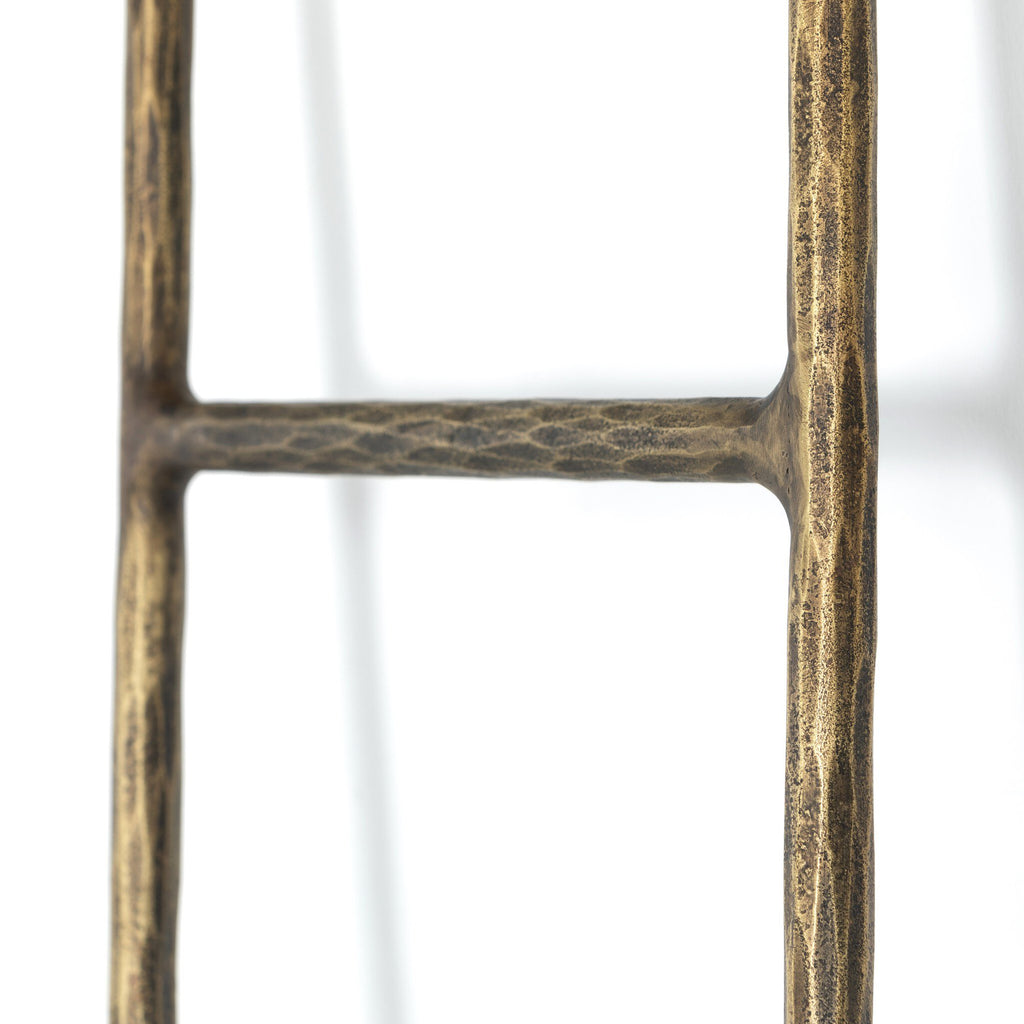 Boothe Ladder - Hammered Aged Brass
