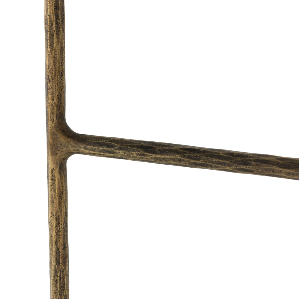 Boothe Ladder - Hammered Aged Brass