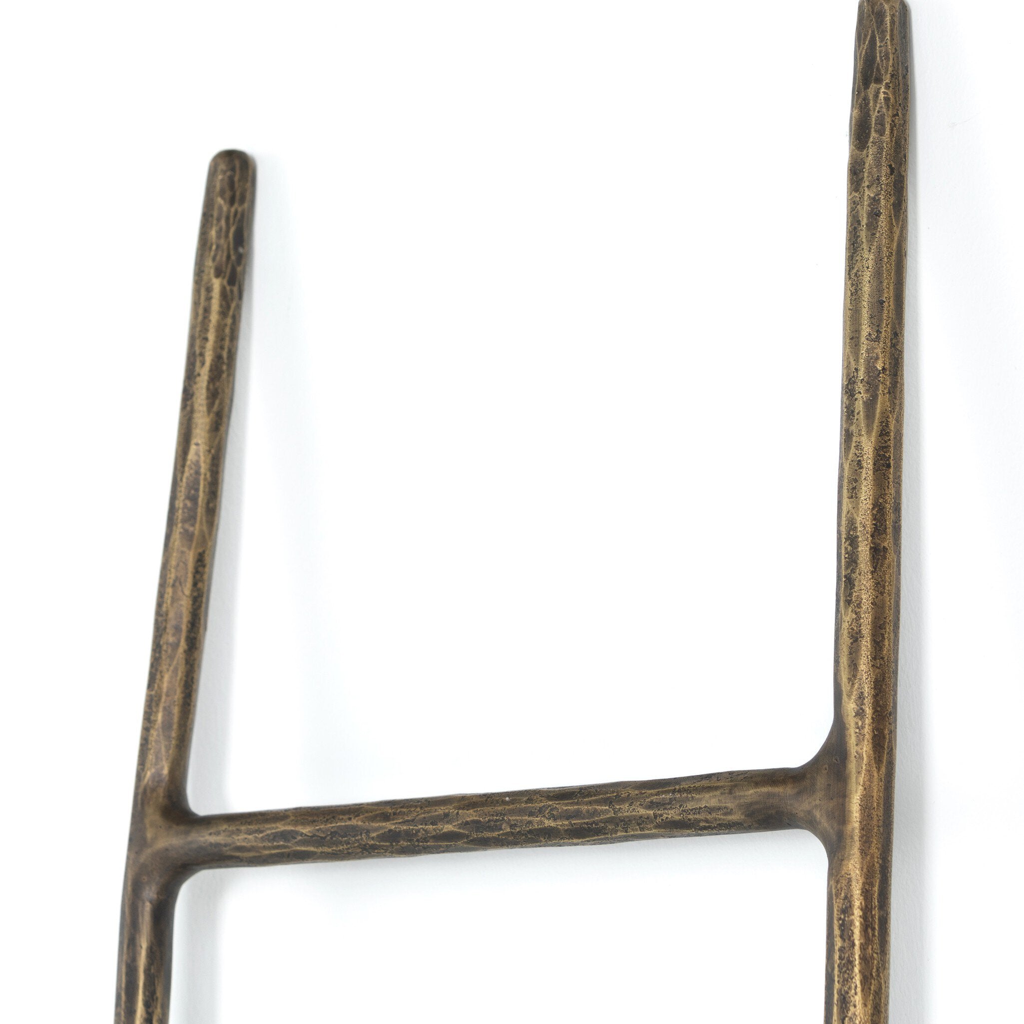 Boothe Ladder - Hammered Aged Brass
