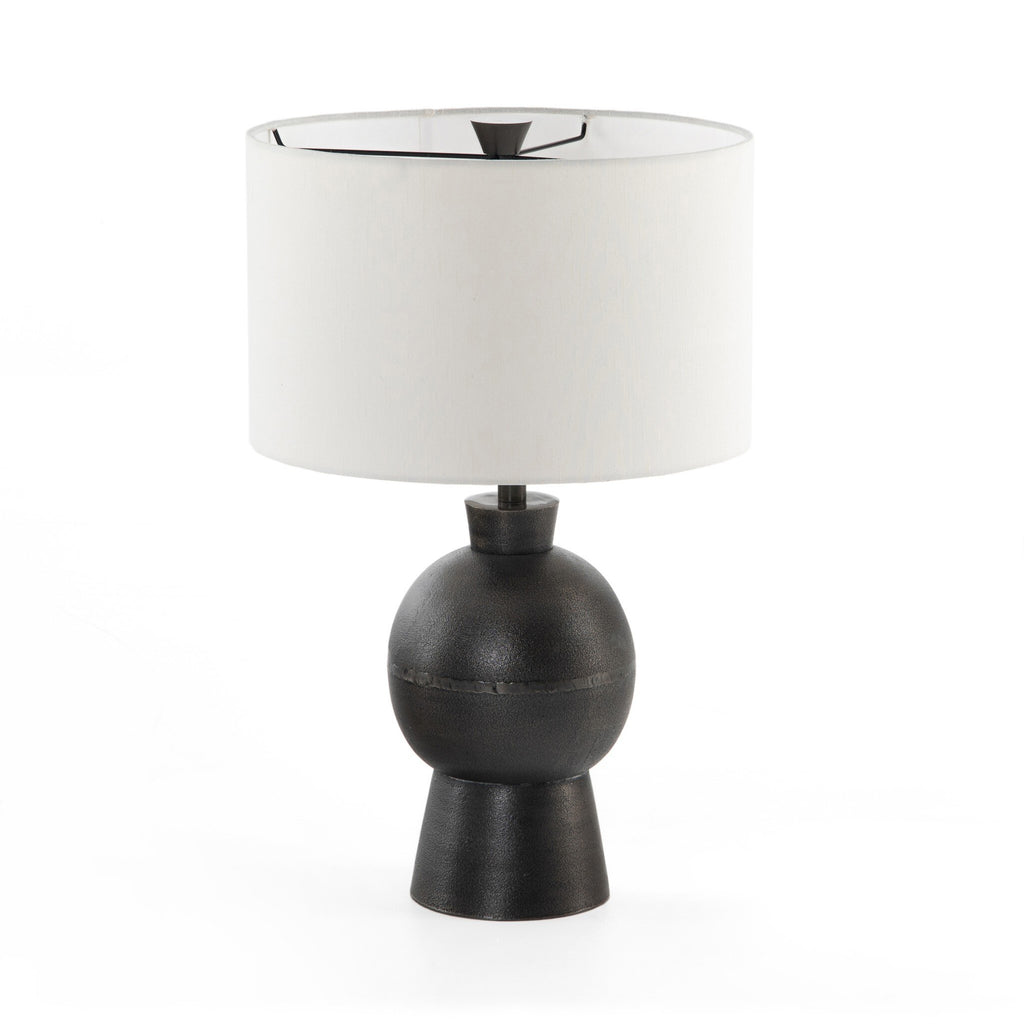 Kelita Table Lamp - Textured Black Aluminum