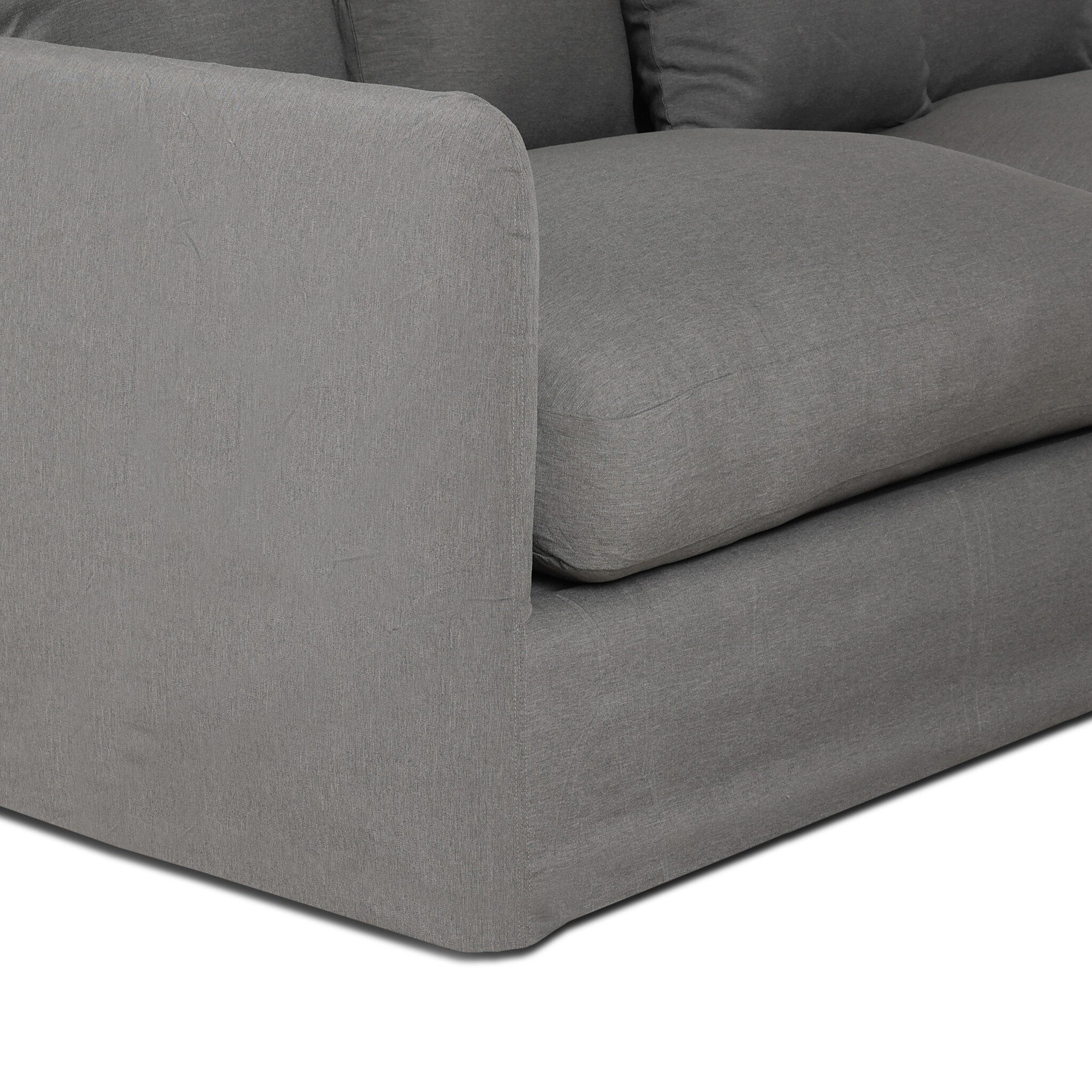 Dade Outdoor Slipcover Sofa - Venao Charcoal