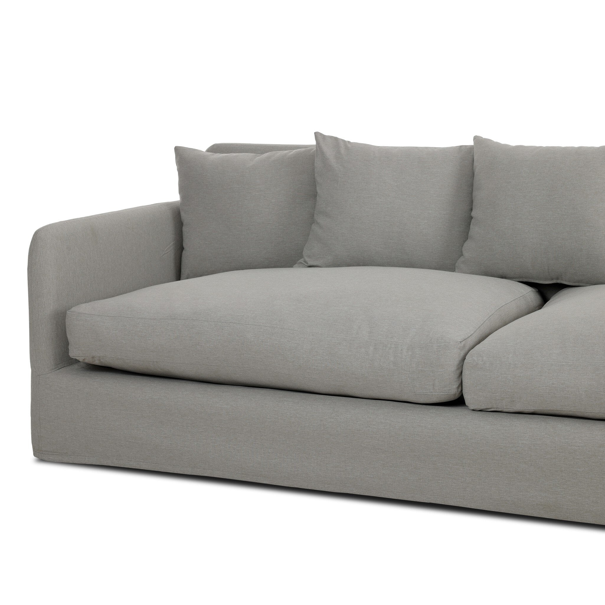 Dade Outdoor Slipcover Sofa - Venao Grey