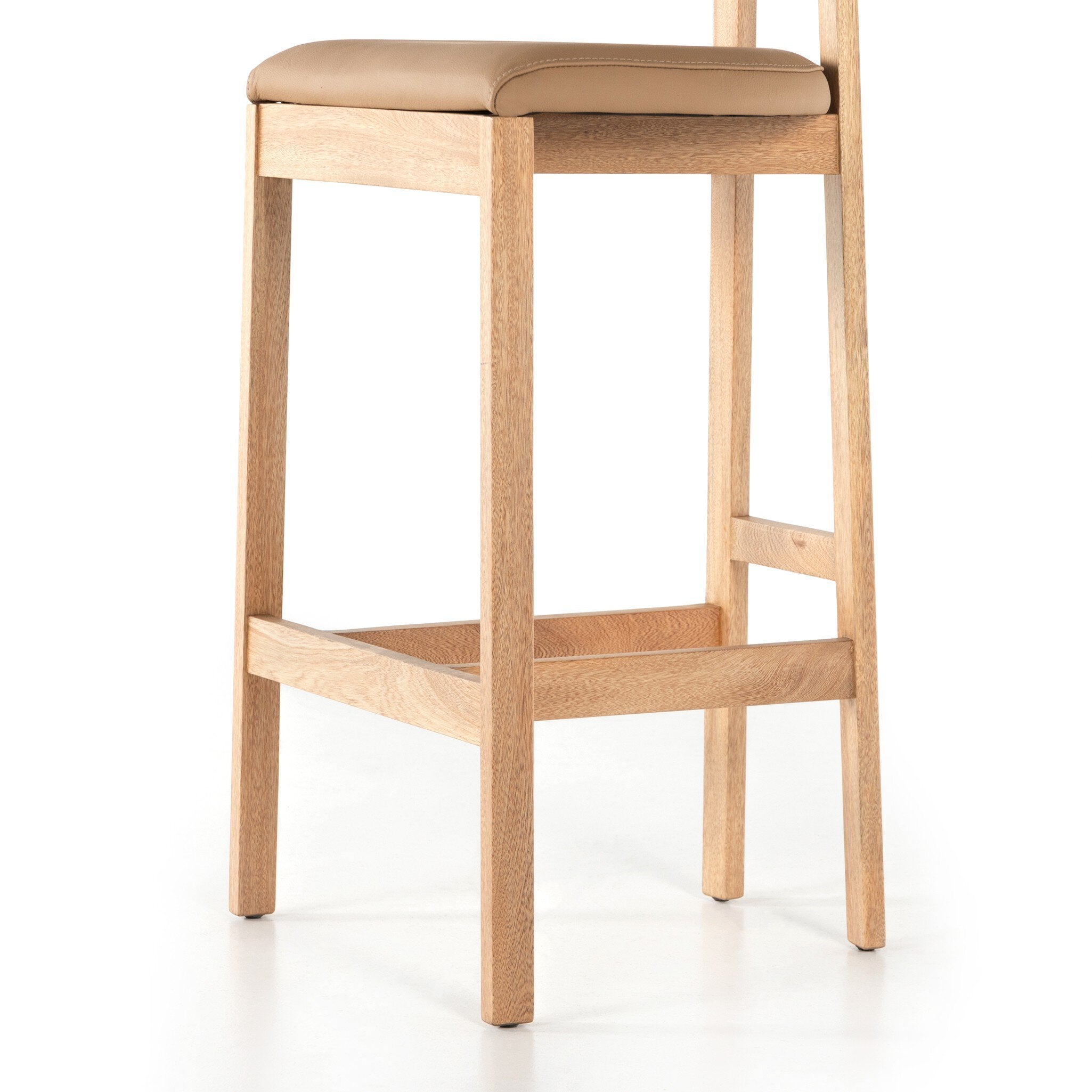 Tex Bar Stool - Natural Leather