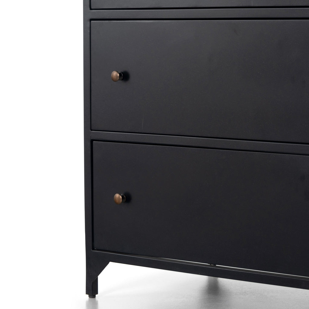 Belmont Large Storage Nightstand - Black
