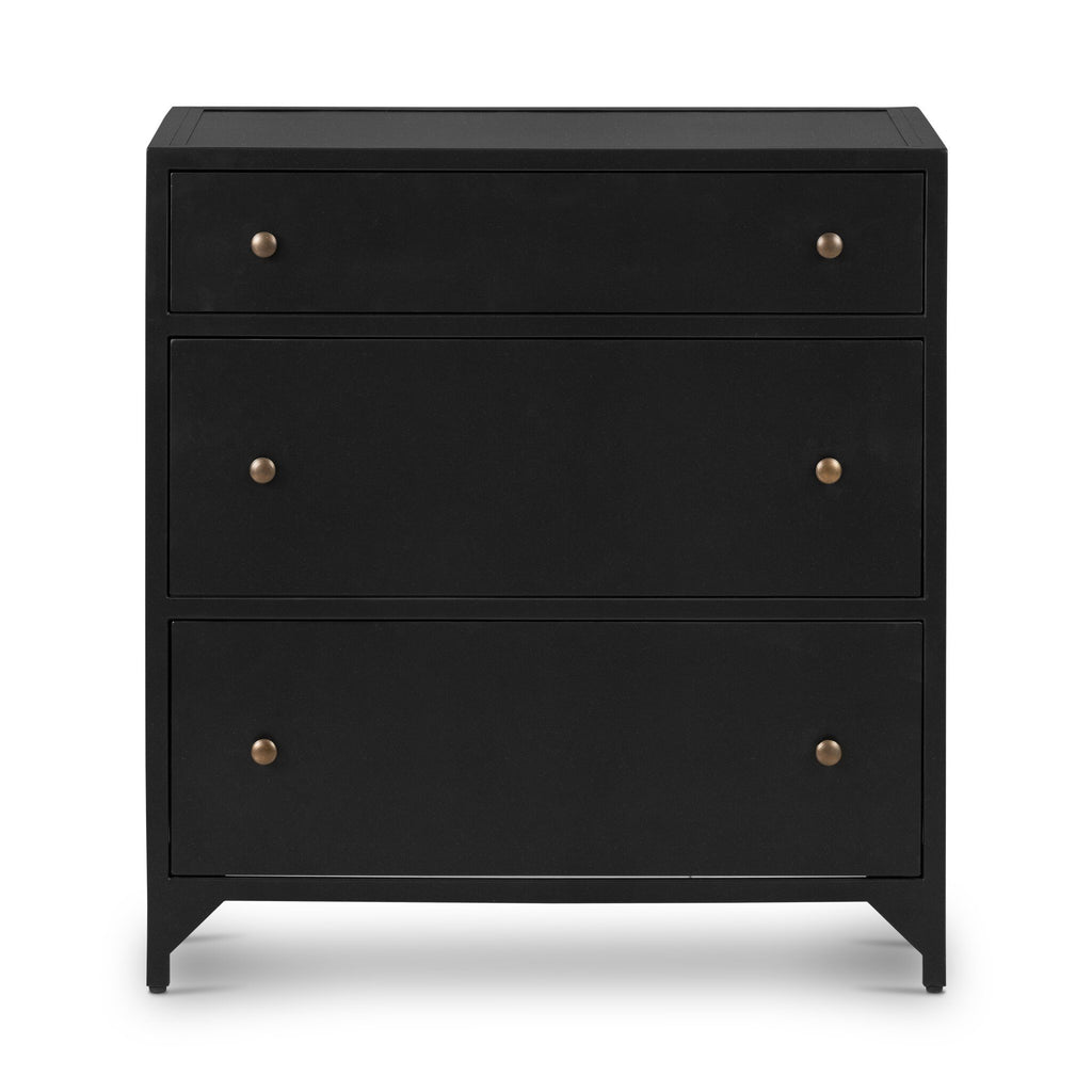 Belmont Large Storage Nightstand - Black