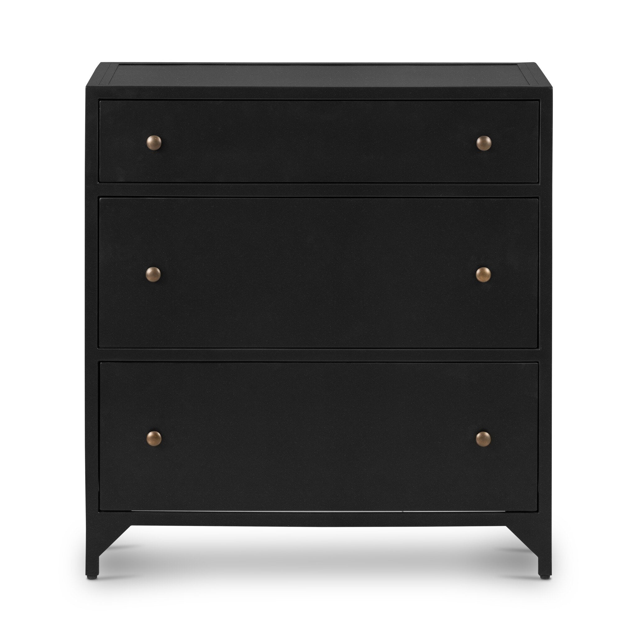Belmont Large Storage Nightstand - Black