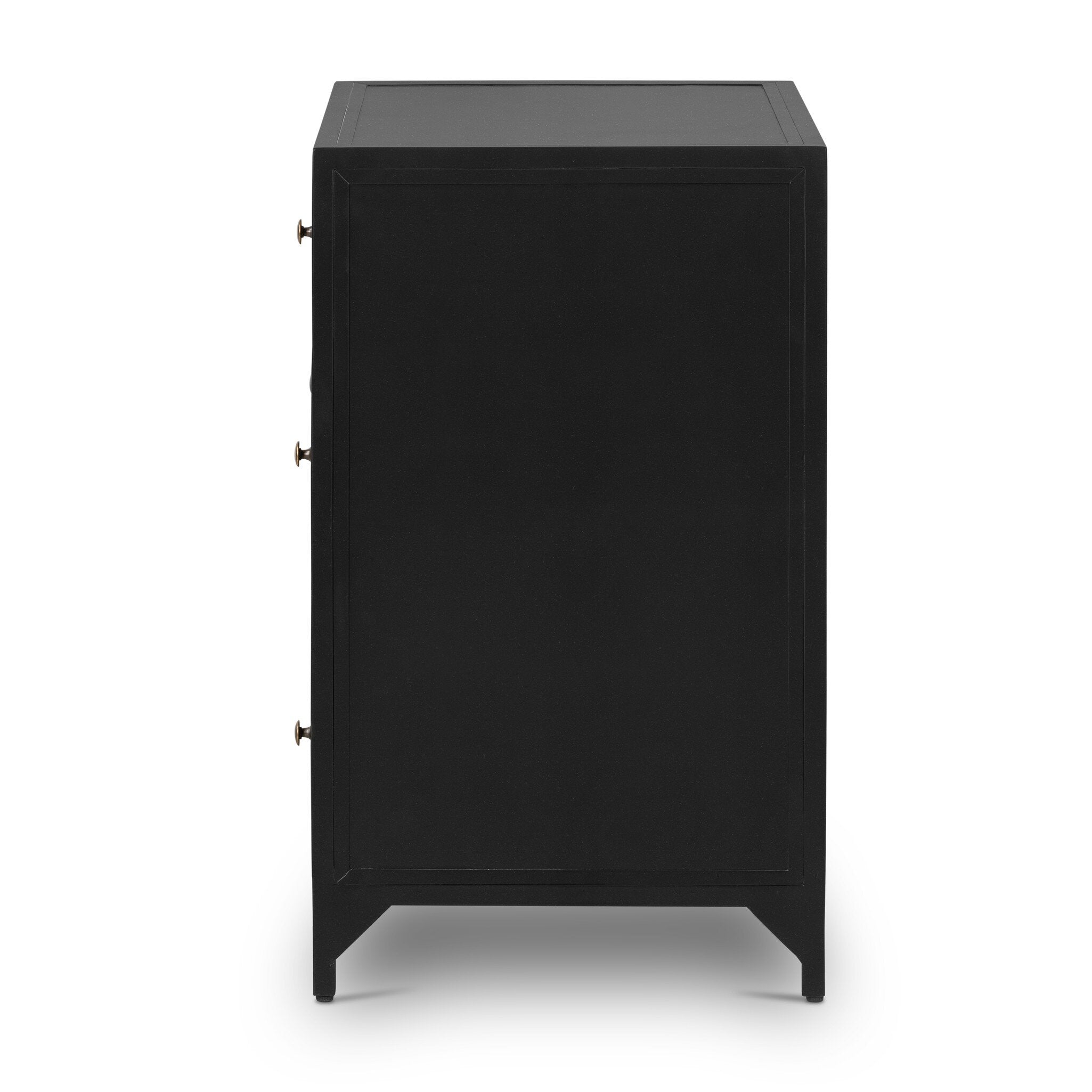 Belmont Large Storage Nightstand - Black