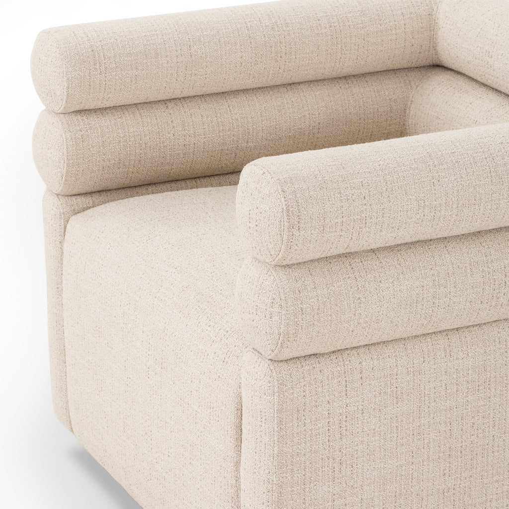 Evie Swivel Chair - Hampton Cream