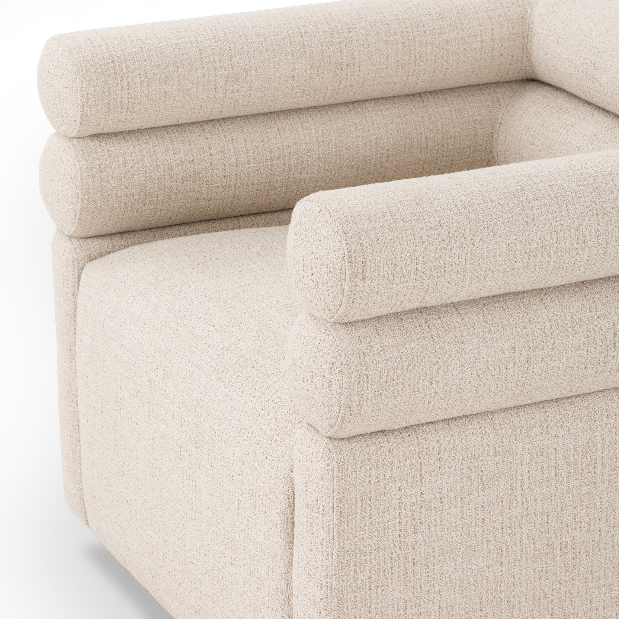 Evie Swivel Chair - Hampton Cream